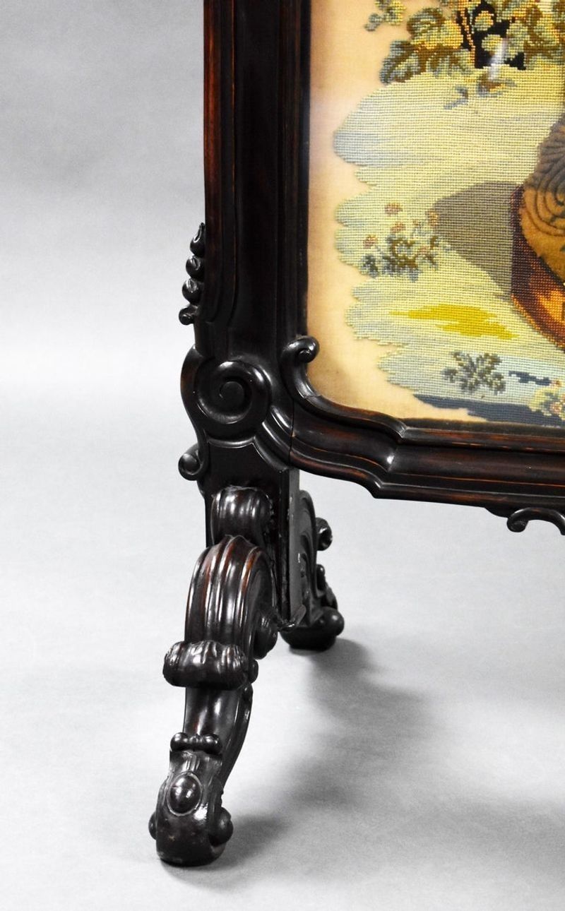 Large Victorian Screen, 1800s, Rosewood photo buy