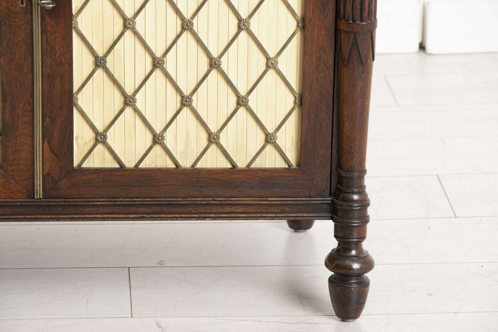Regency Rosewood Secretaire Chiffonier 1810 photo vintage