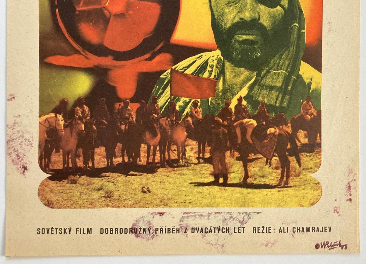 Original Film Poster, The Seventh Bullet, Vladimír Václav Paleček, 1973, Genuine Czech Vintage Print photo for sale