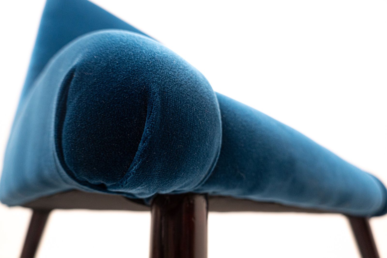 Mid Century Modern Italian Seating Set In Blue Velvet photo buy