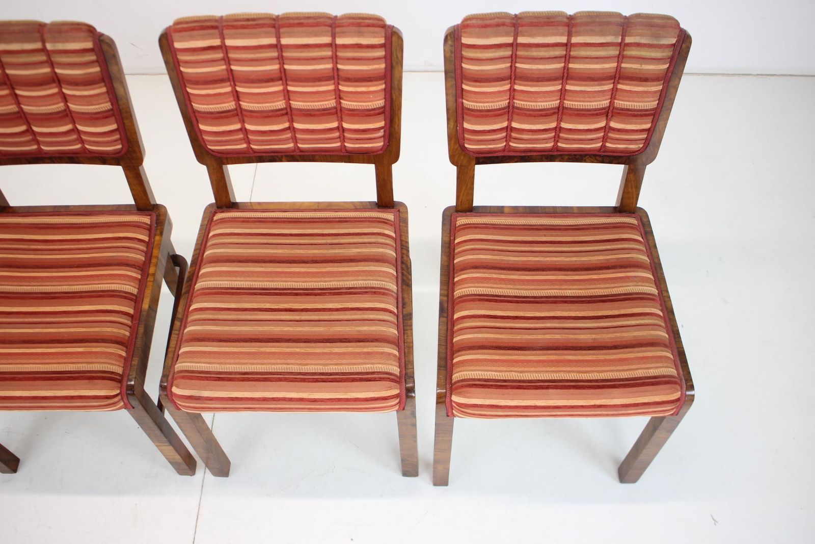 1930s Set Of 4 Art Deco Dining Chairs, Czechoslovakia photo Furniture
