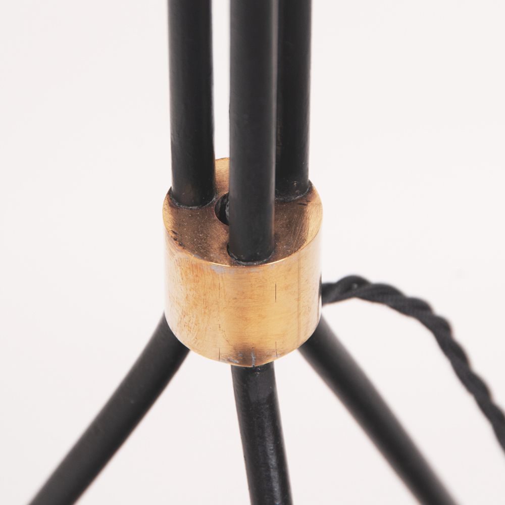 Black Tripod Base Floor Lamp photo for sale
