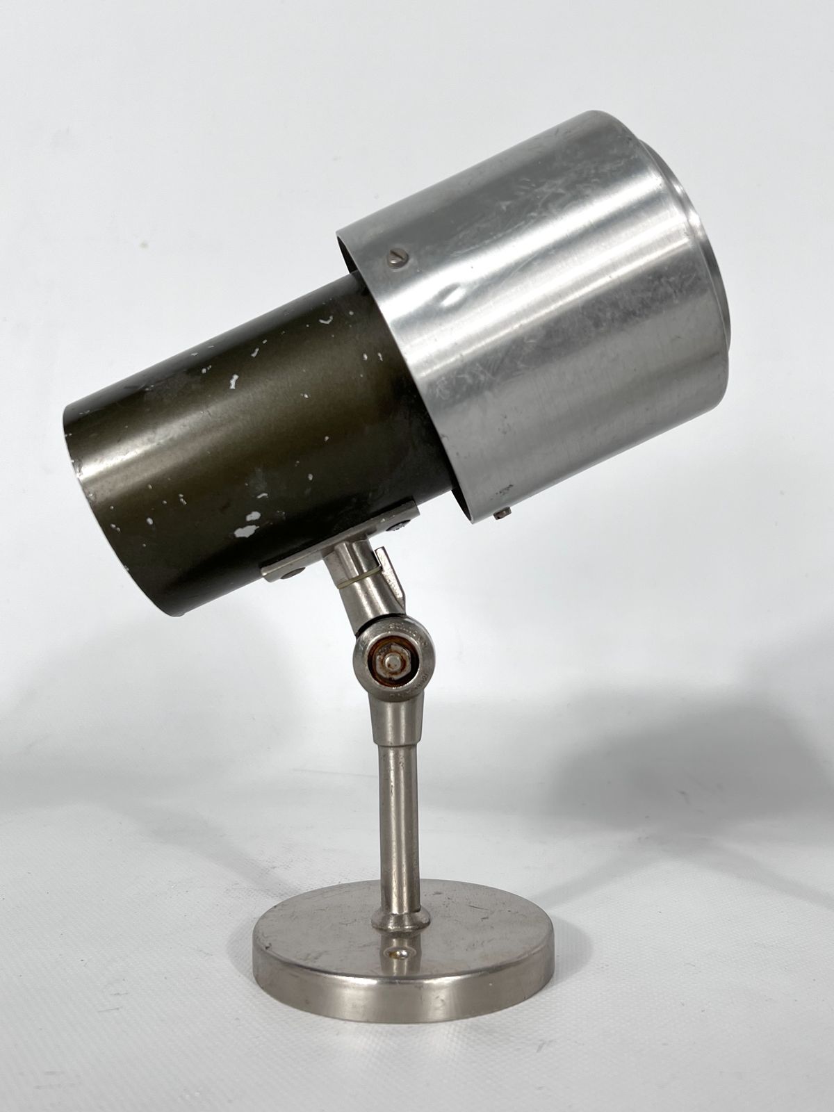 Lighting Mid Century Rare Pair Of Stilnovo Adjustable Sconces Or Spotlights. Italy 1950. photo