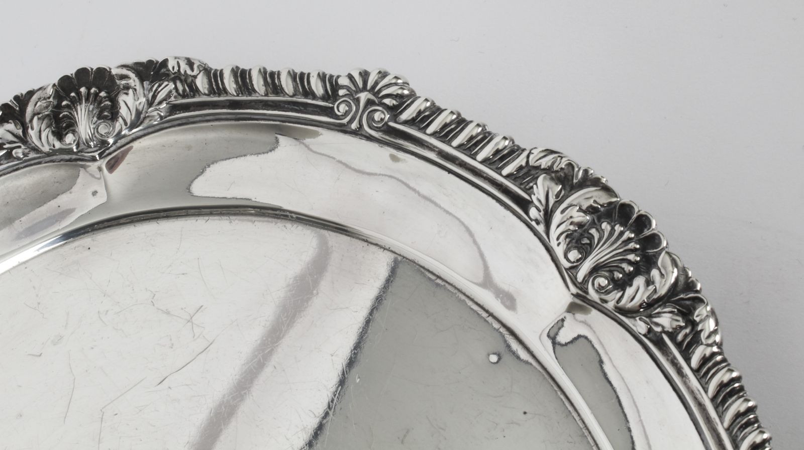 photo furniture Antique Paul Storr George III Sterling Silver Salver 1811 19th Century