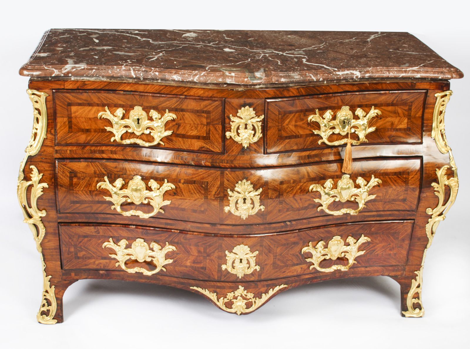 Antique French Régence Kingwood Ormolu Mounted Commode Circa 1720 18th C photo furniture