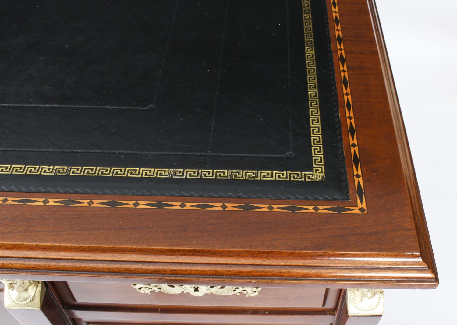 Antique French Empire Revival Ormolu Mounted Desk C1880 19th Century photo Furniture