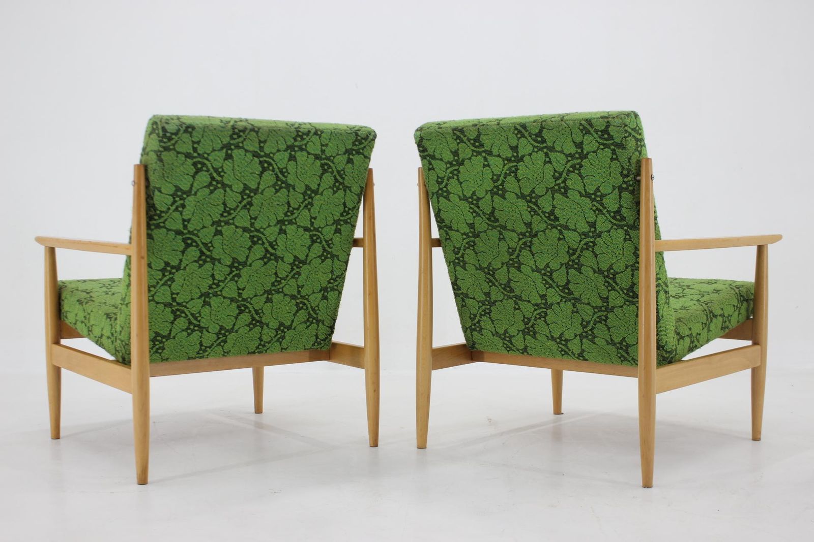 1960s Pair Of Beech Armchairs By Ton ,Czechoslovakia photo 833.0
