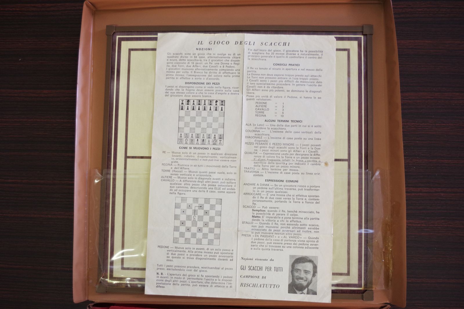 Made In Italy Chessboard From The 1970s photo 834.0