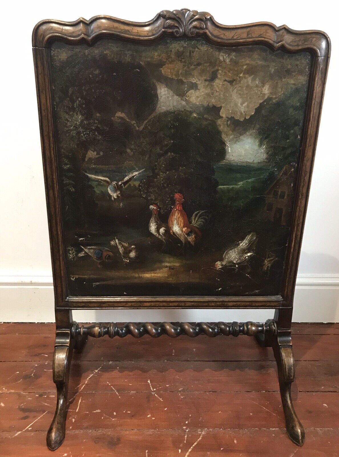 Museum Quality 18th Century Period Dutch Fire Screen