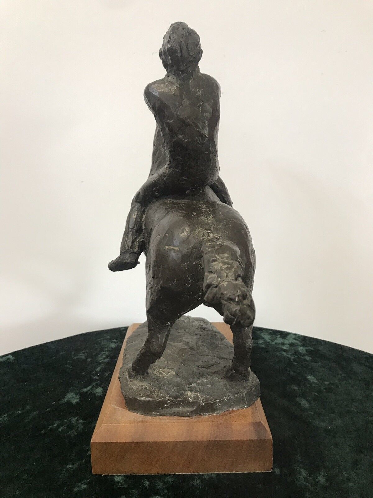 20th Century Modern Original British Bronze Bare Back Lady Rider Juliet Simpson photo buy