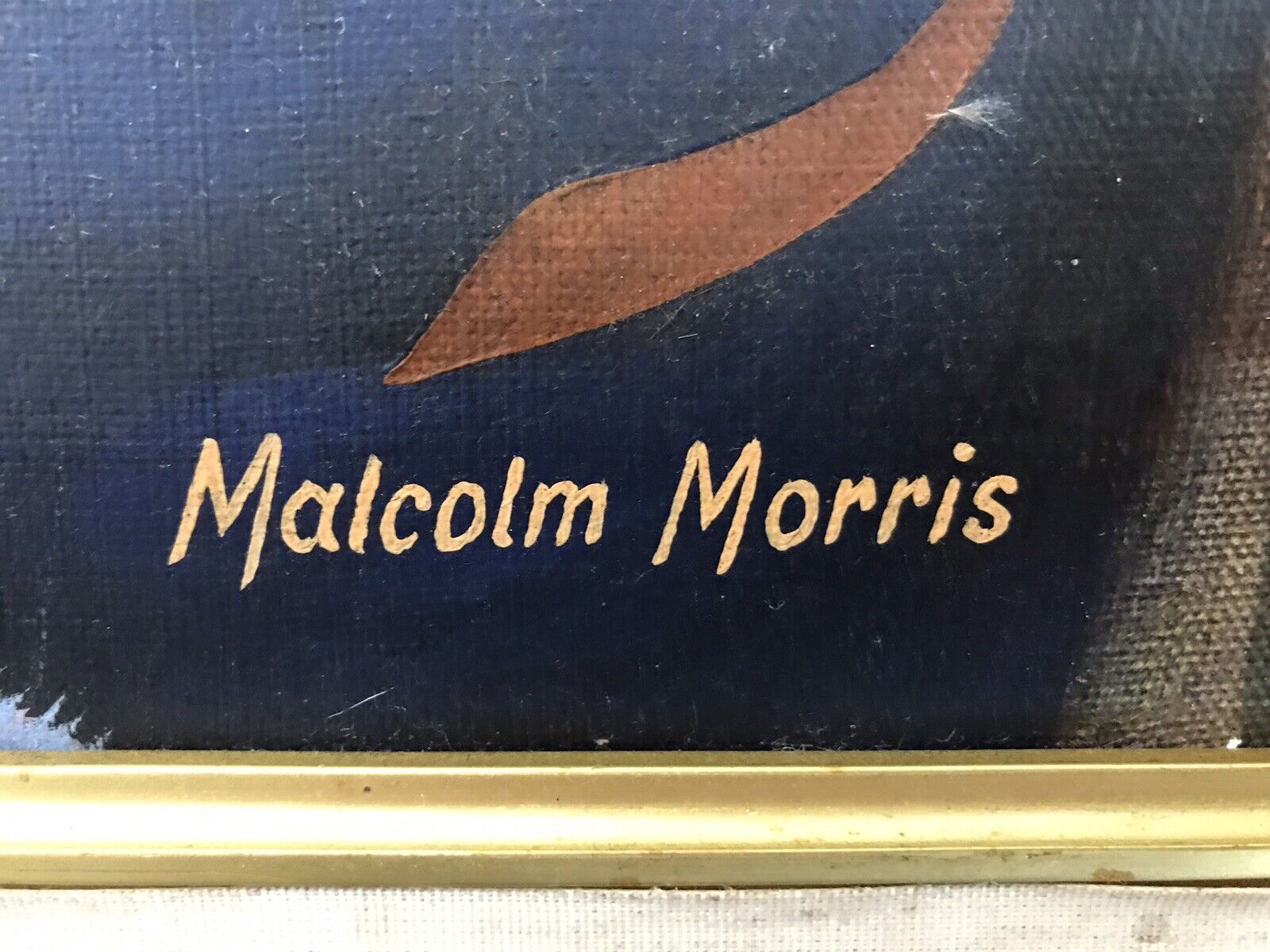 photo for sale Oil On Canvas Painting Bath Time By Artist Malcom Morris