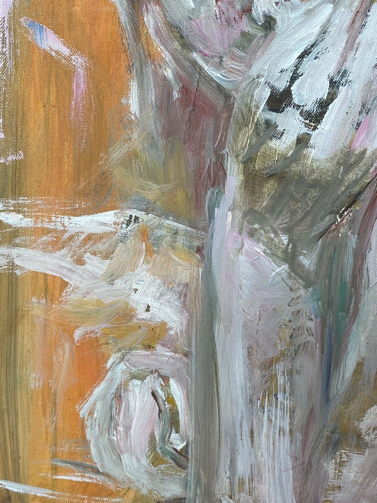 photo for sale Impressionist Face And Hands Portrait Study By British Artist Micheal Jenkins
