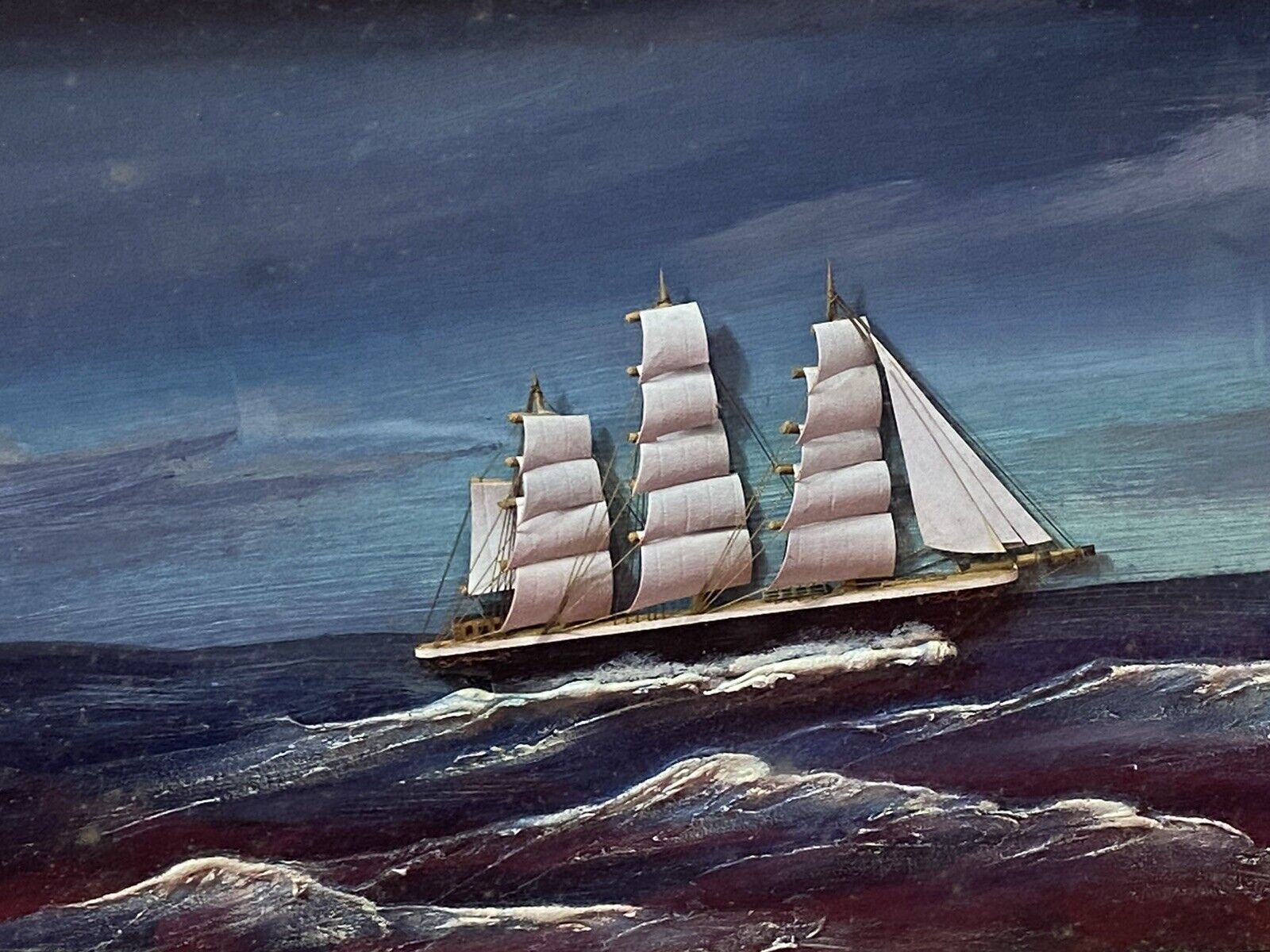 Nautical Diorama Model Artwork Of Historic British Tea Clipper Ship ‘Cutty Sark photo buy