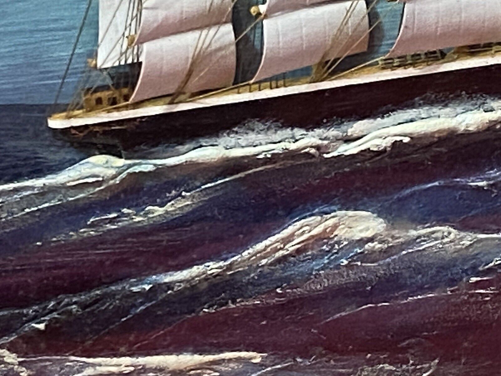 photo for sale Nautical Diorama Model Artwork Of Historic British Tea Clipper Ship ‘Cutty Sark
