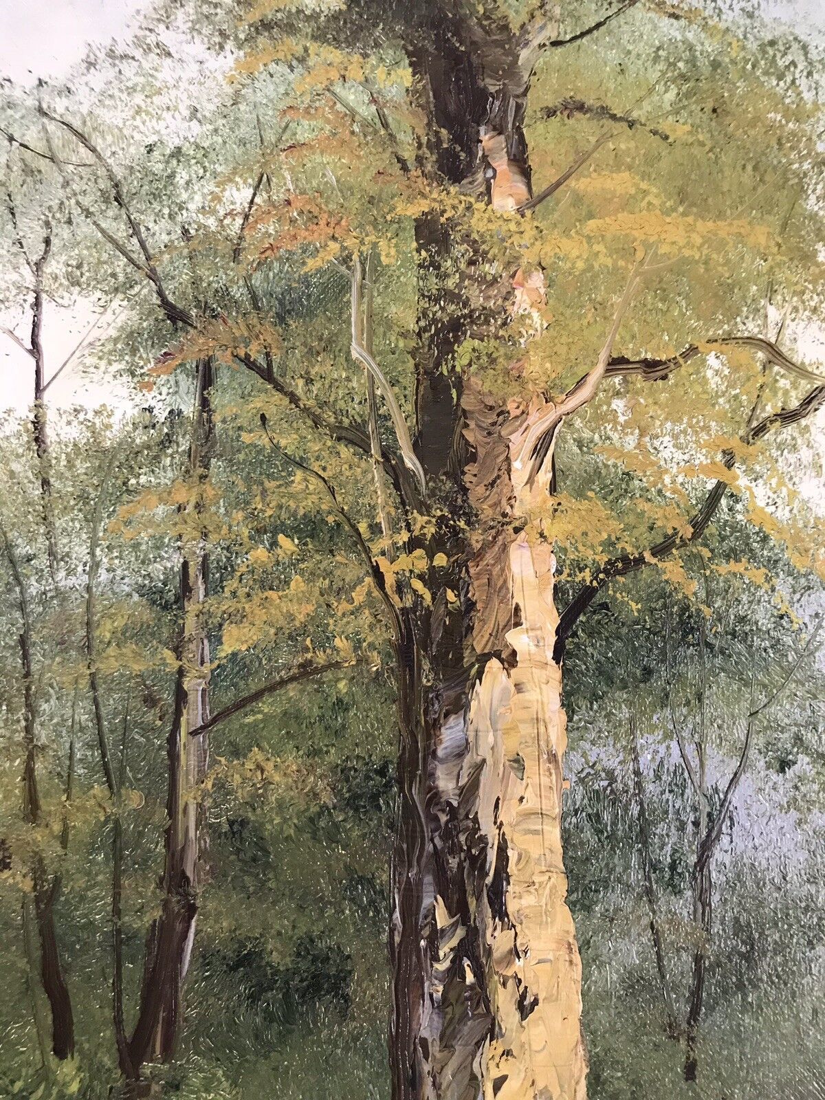photo furniture Dutch Woodland Scene Landscape Signed By The Artist Knupsnord