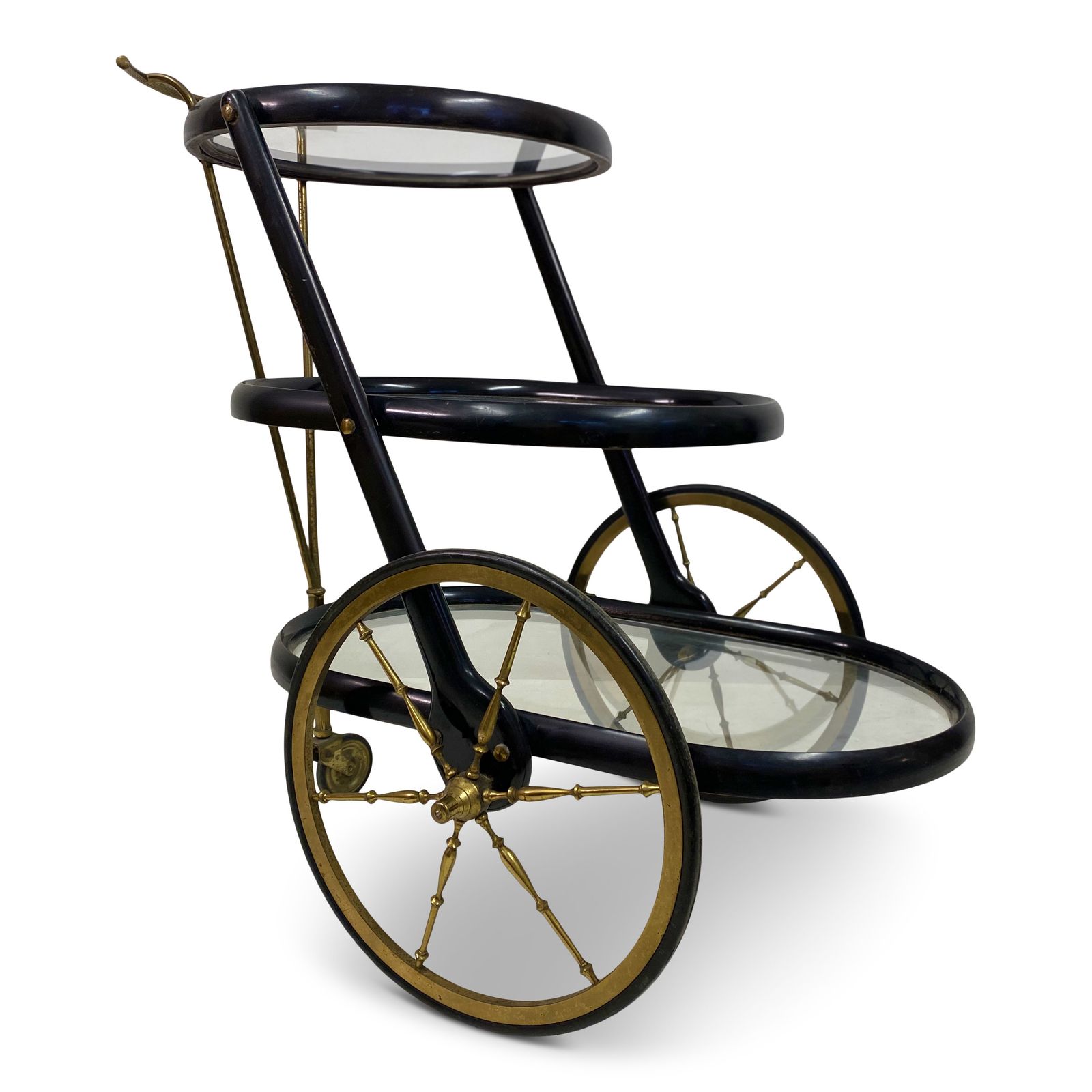 1950s Italian Lacquered Drinks Trolley Or Bar Cart