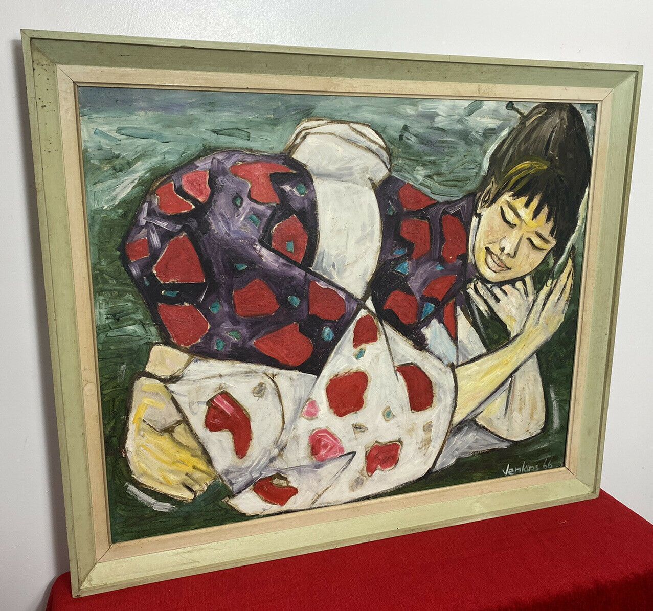 Sleeping Geisha’ Contemporary Oil Artwork By Michael Jenkins Of Cumbria photo Art