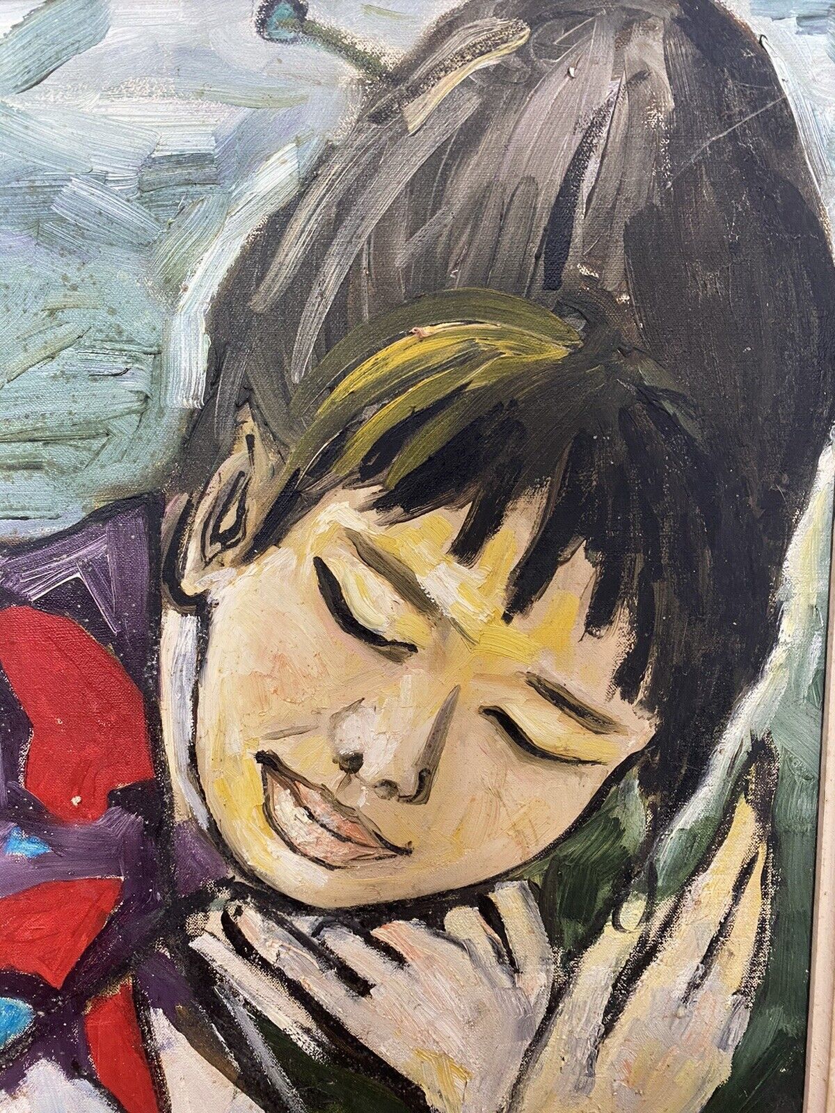 Sleeping Geisha’ Contemporary Oil Artwork By Michael Jenkins Of Cumbria photo buy