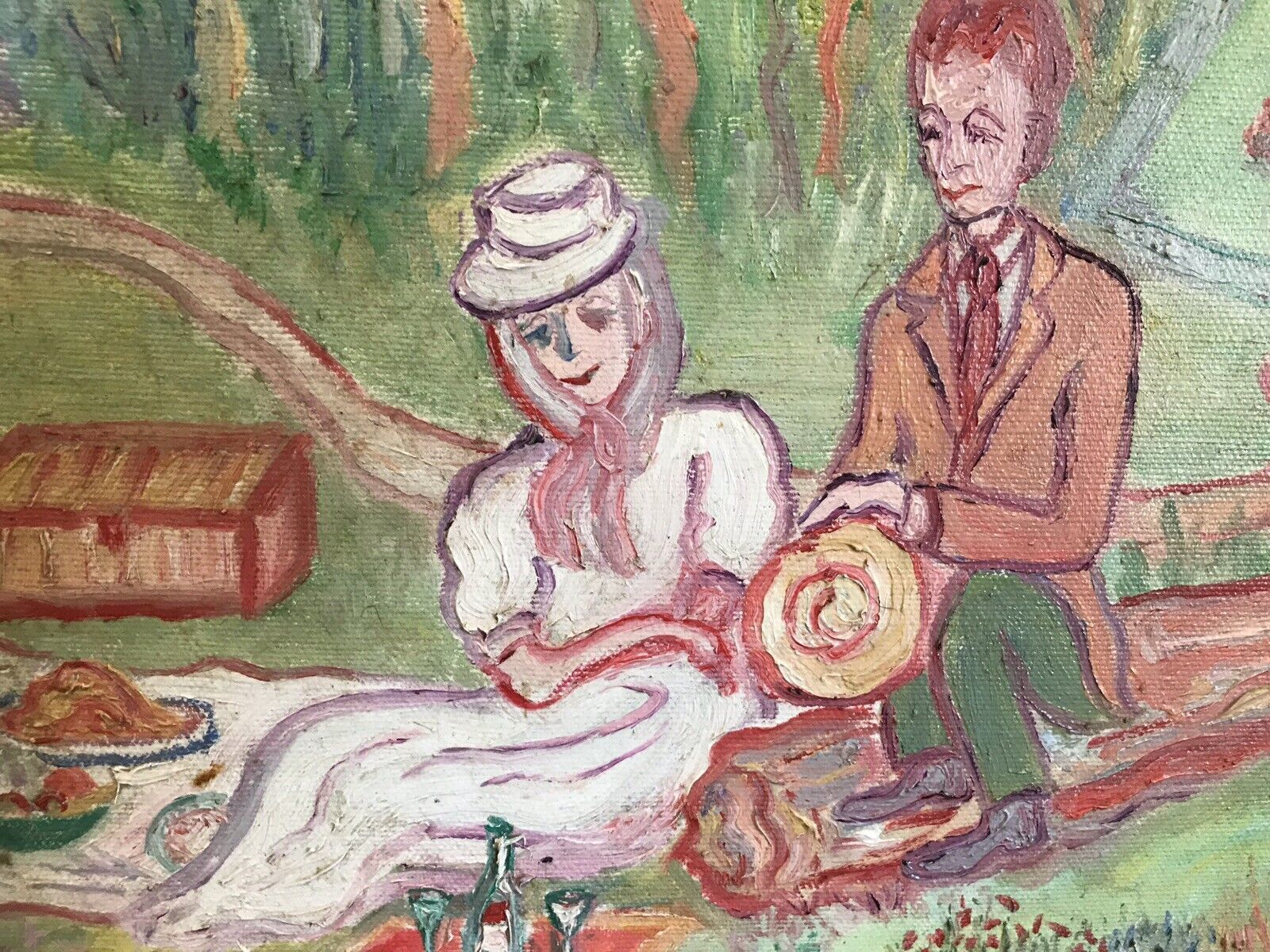 Original Contemporary Oil On Canvas Painting By Shiela Parker Dunbar Walker photo buy