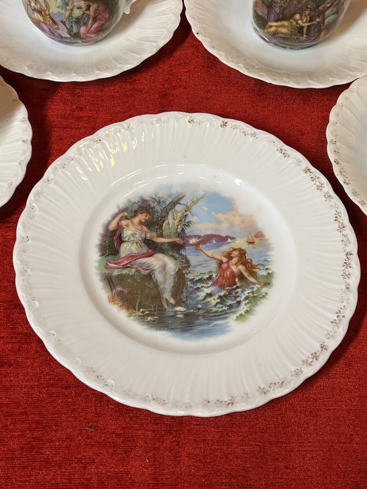 Neoclassical Romanic Scenes Afternoon Tea Service Attributed To Angelica Kauffman photo 375.0