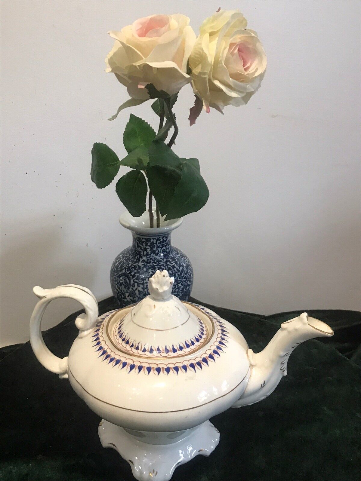 Fine Ornate Porcelain Napoleonic ‘Limoges’ France Floral Gilt Decoration Tea Pot