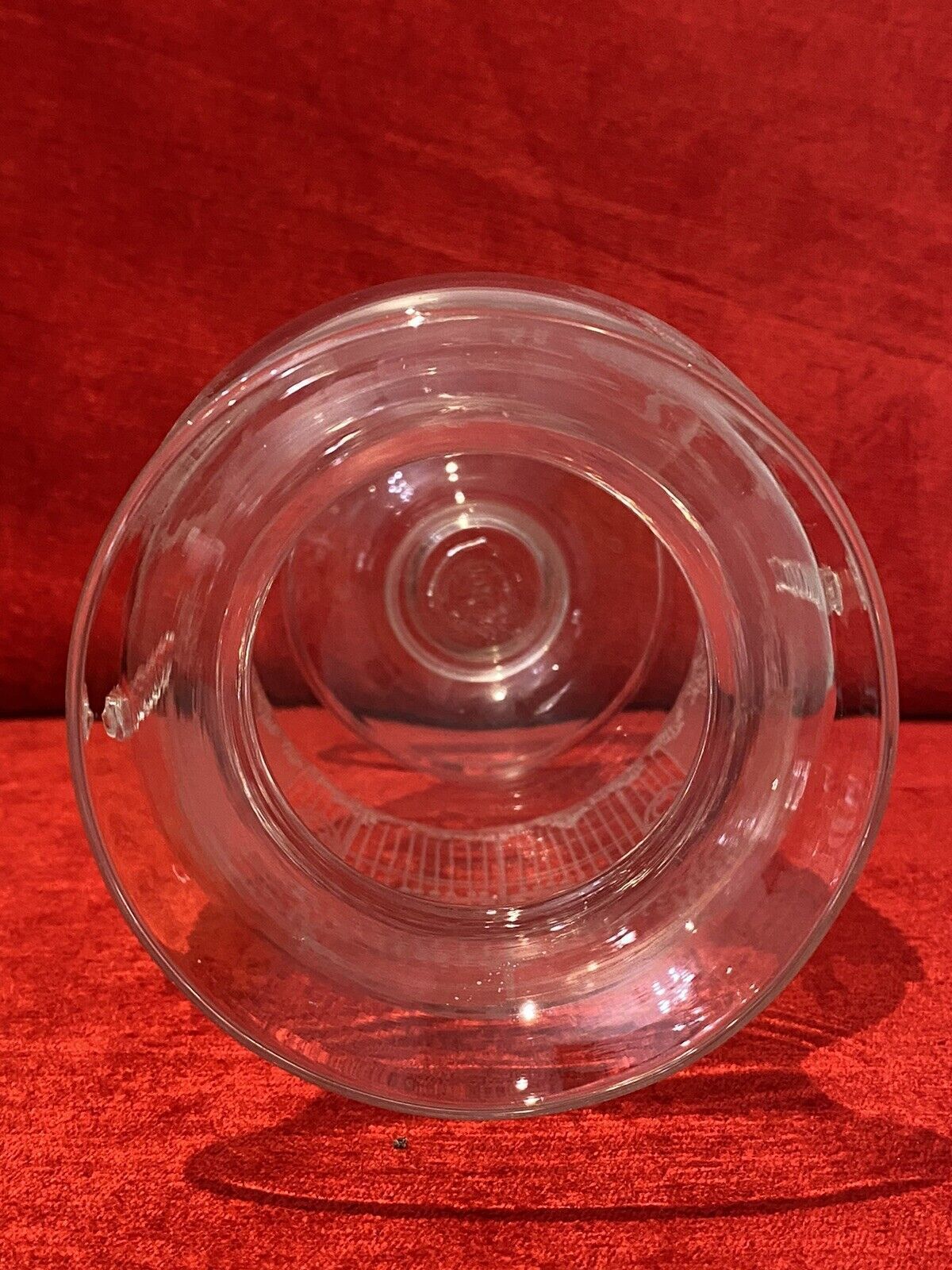 French Antique 19th Century Palace Of Versailles Etched Glass Decorative Vase photo vinterior