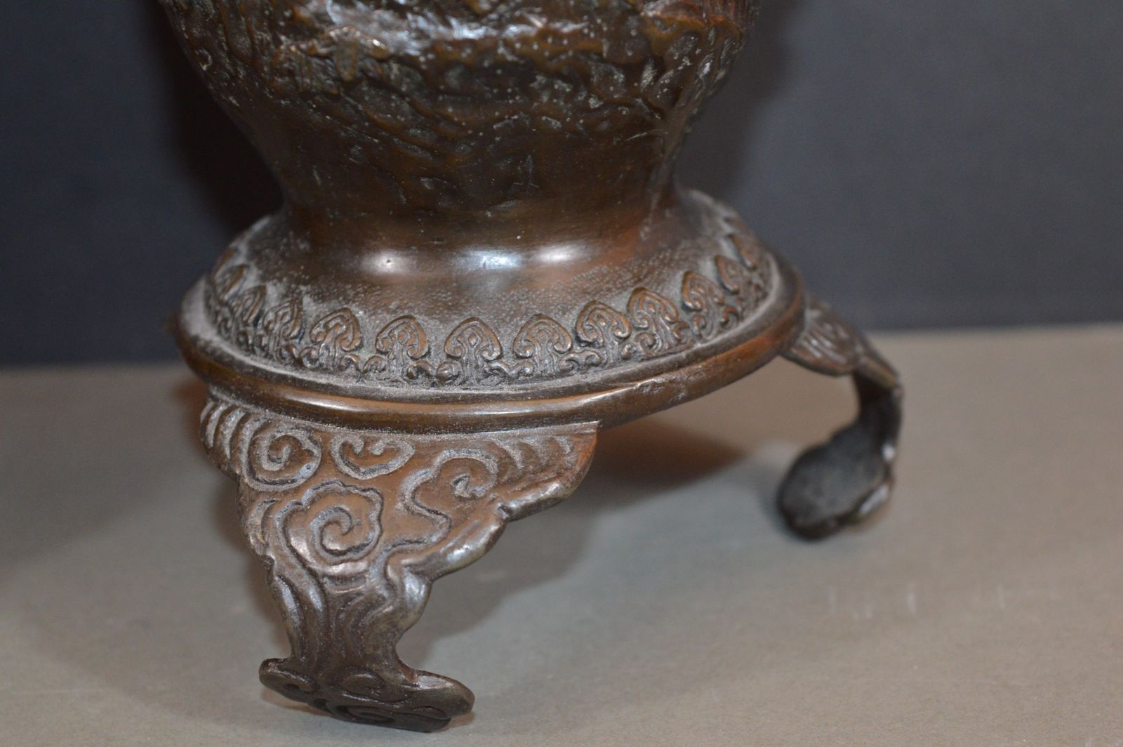 Fine Pair Japanese Bronze Vases, C1880 photo for sale