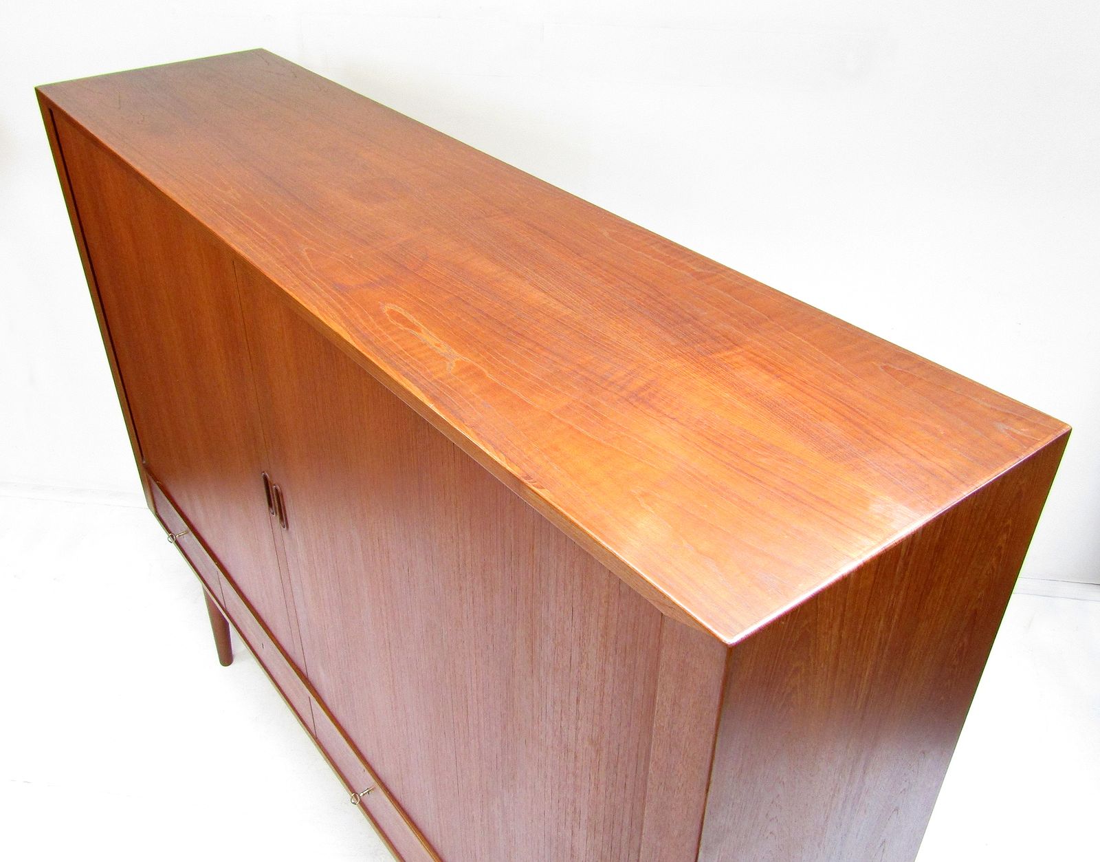 Danish Model 54 Highboard Sideboard In Teak By Arne Vodder For Sibast photo vintage