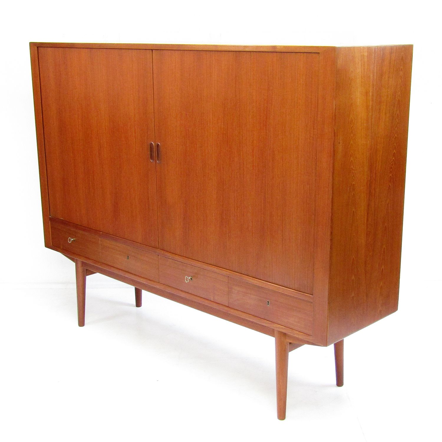 Danish Model 54 Highboard Sideboard In Teak By Arne Vodder For Sibast photo Furniture
