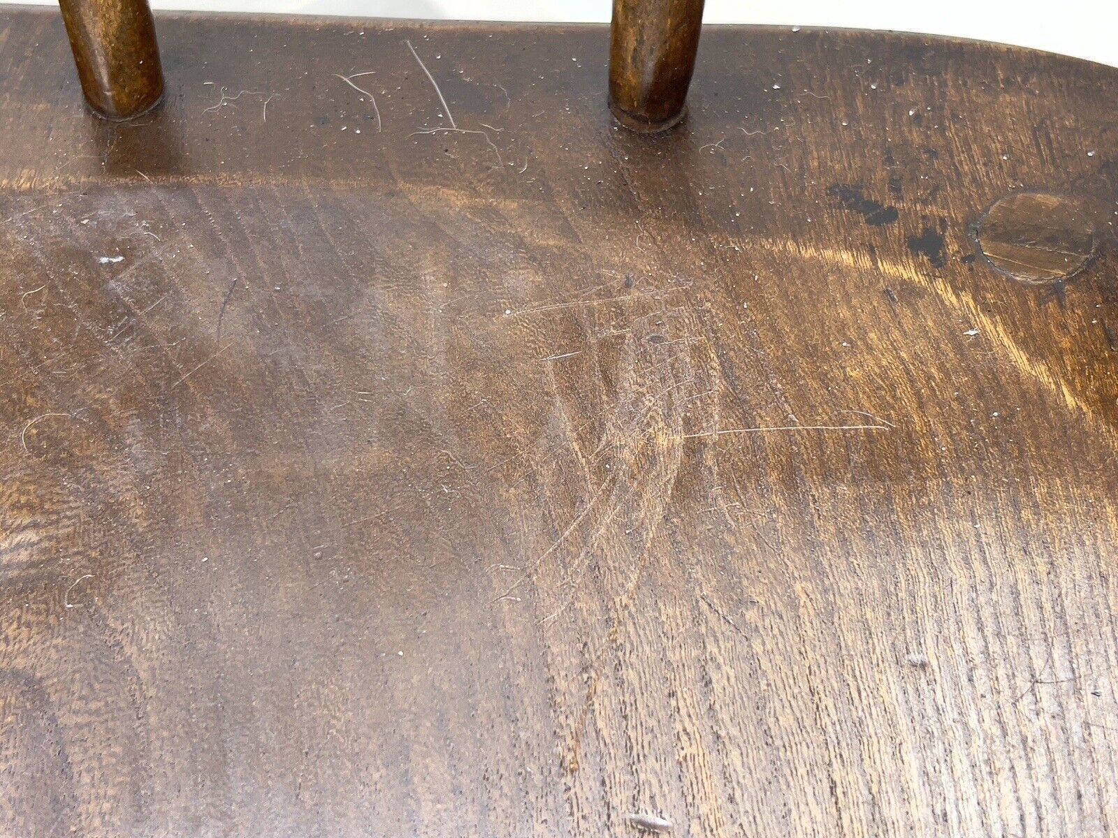 19th Century, Dark Elm Smokers Chair photo 205.0