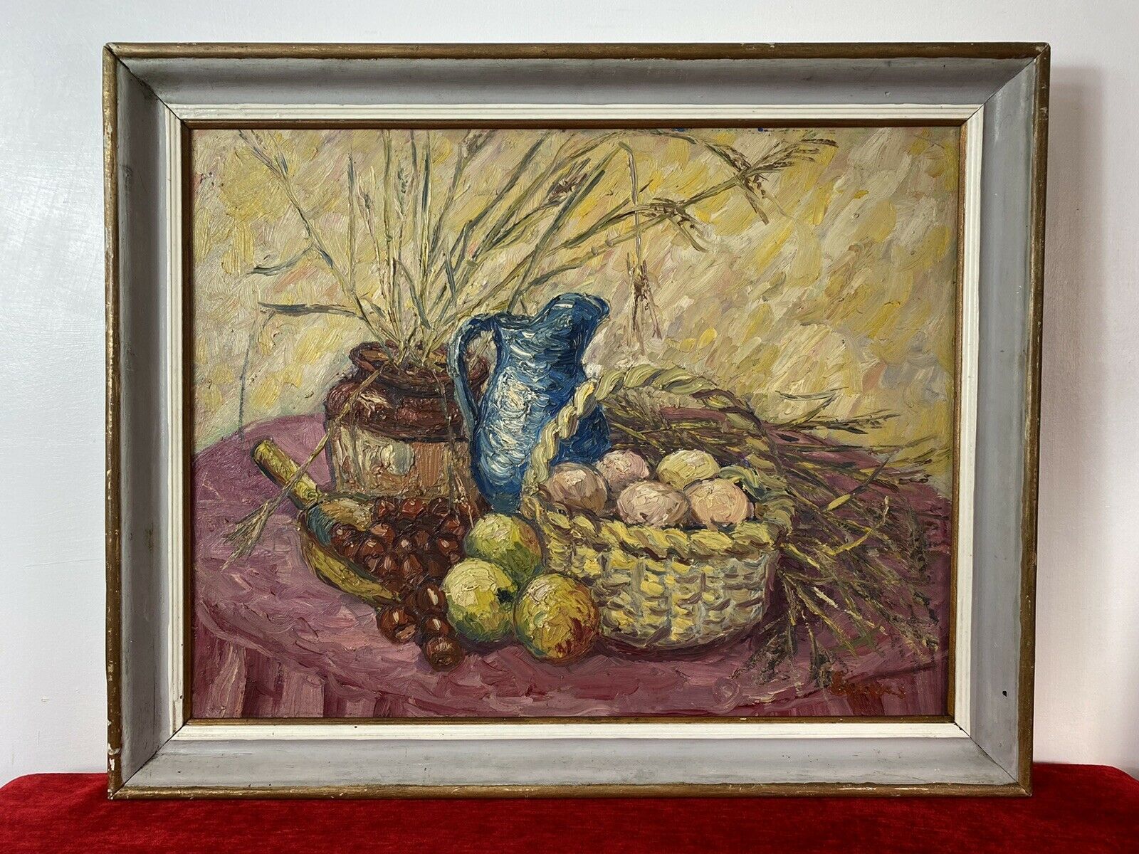 French Impressionist Oil Artwork Of Harvest Fruits After Claude Monet photo 385.0