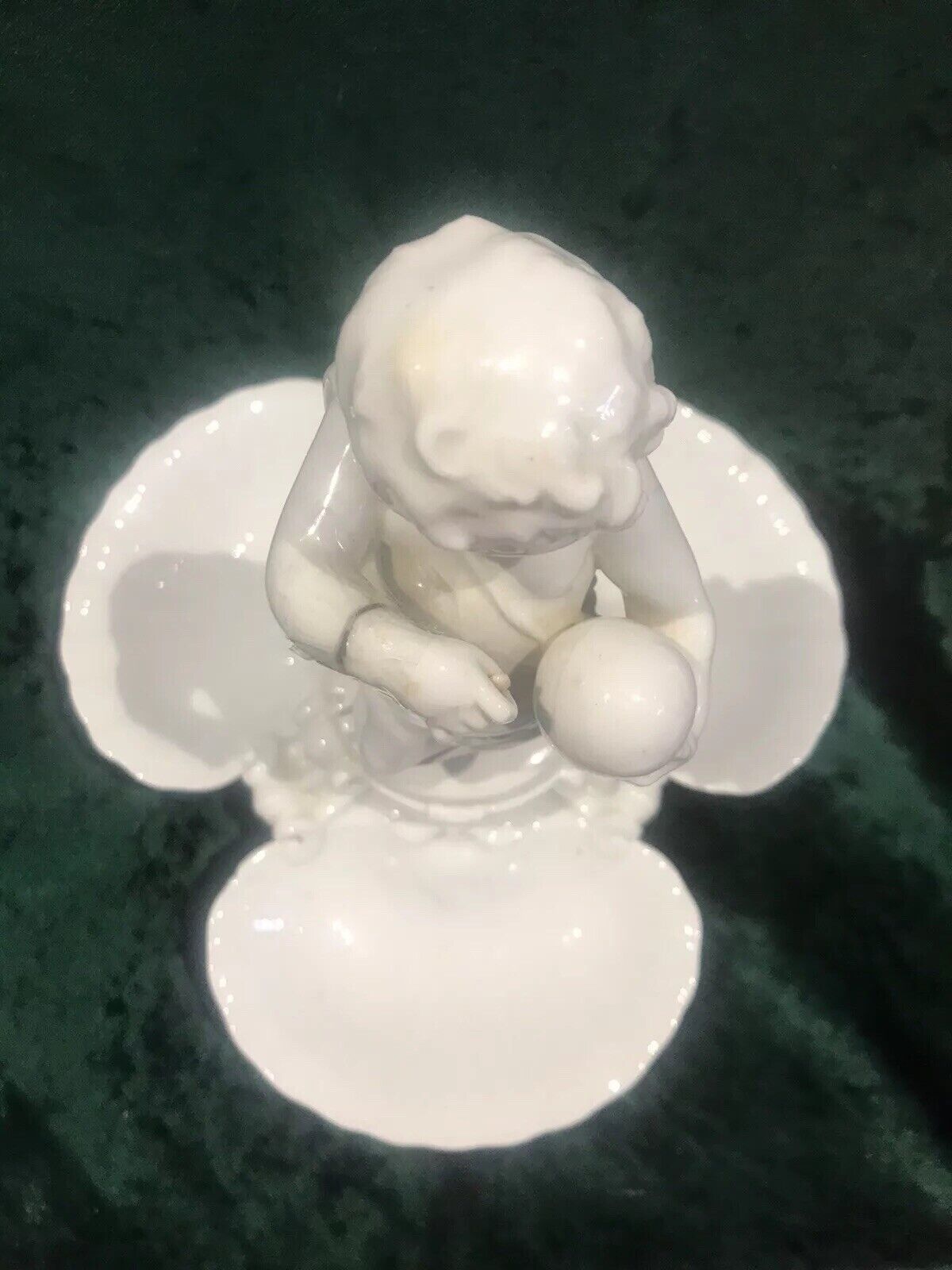 Garden Decor English Rare Fine Antique Putti Centre Piece Early 19th Century Minton photo
