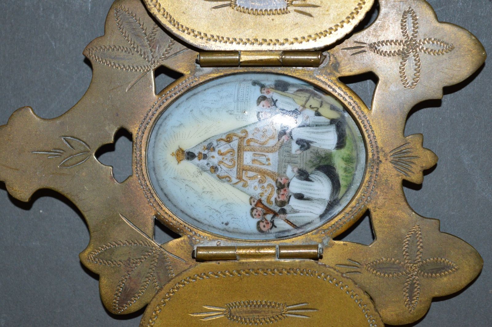 photo furniture 3 Spanish Religious Devotional Pieces,C1890