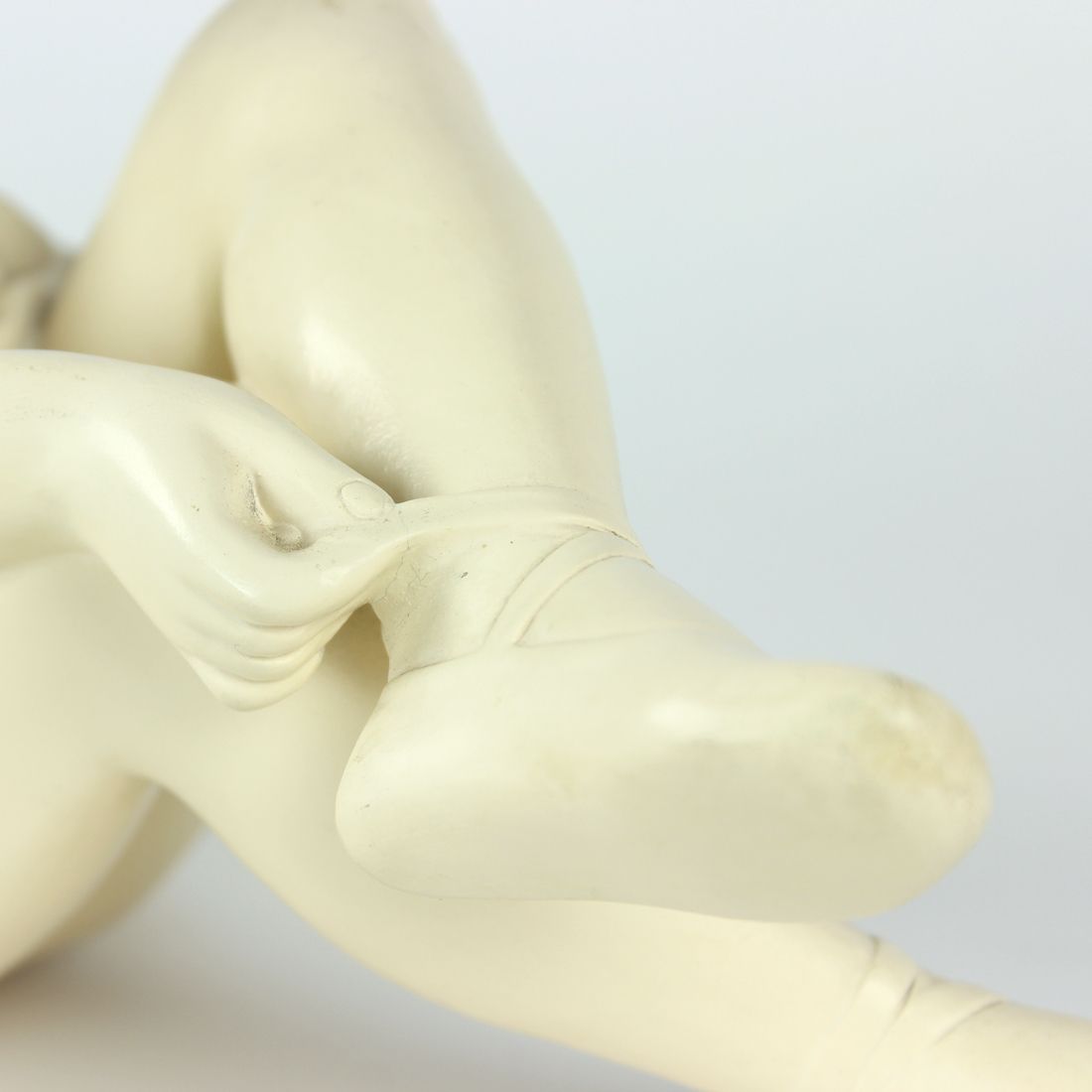 Mid Century Plaster Sculpture Of Ballet Dancer, Jihokera, Czechoslovakia 1960s photo for sale