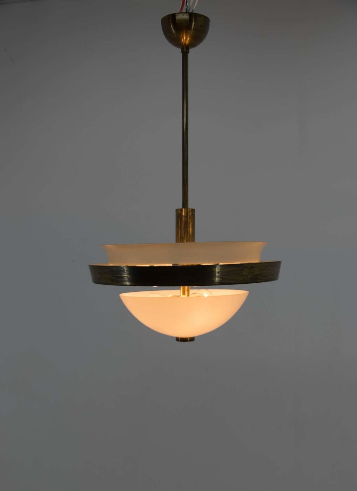 Rare Bauhaus Chandelier By Ias, 1930s photo buy