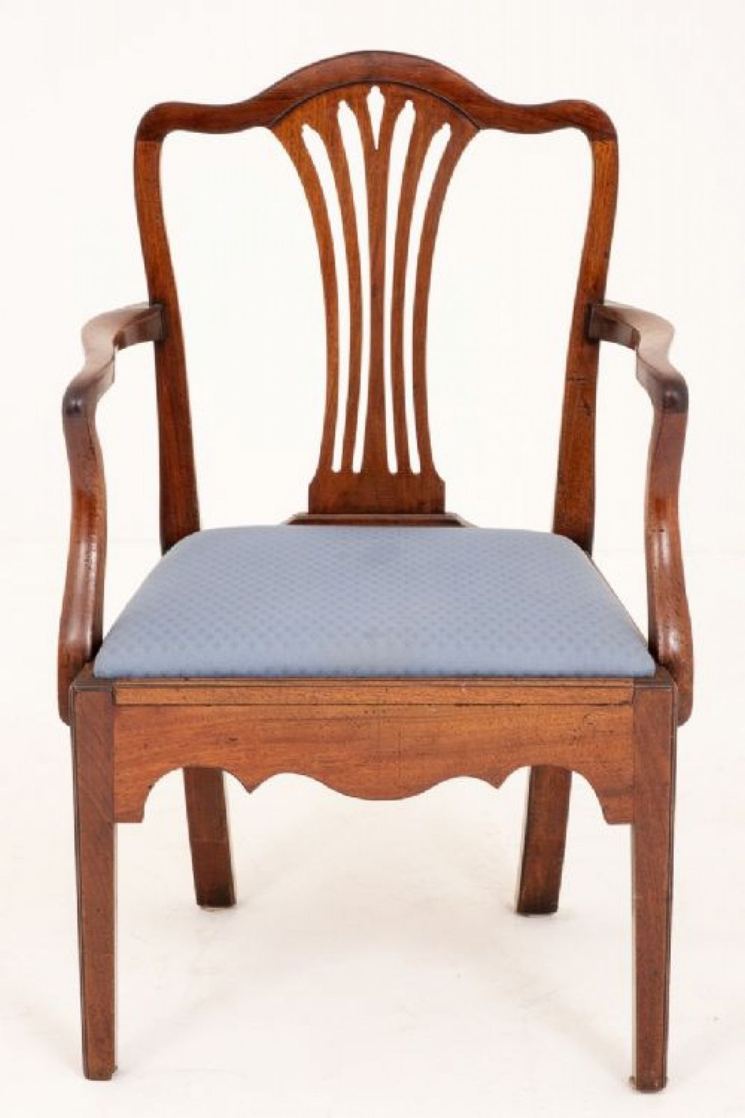 Georgian Mahogany Armchair Circa 1800 photo Furniture