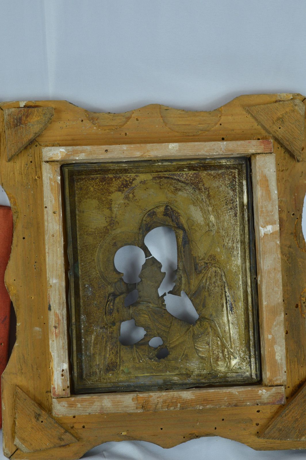 Early 20th Century Russian Icon, Framed Oil On Wood Panel,C1910 photo buy