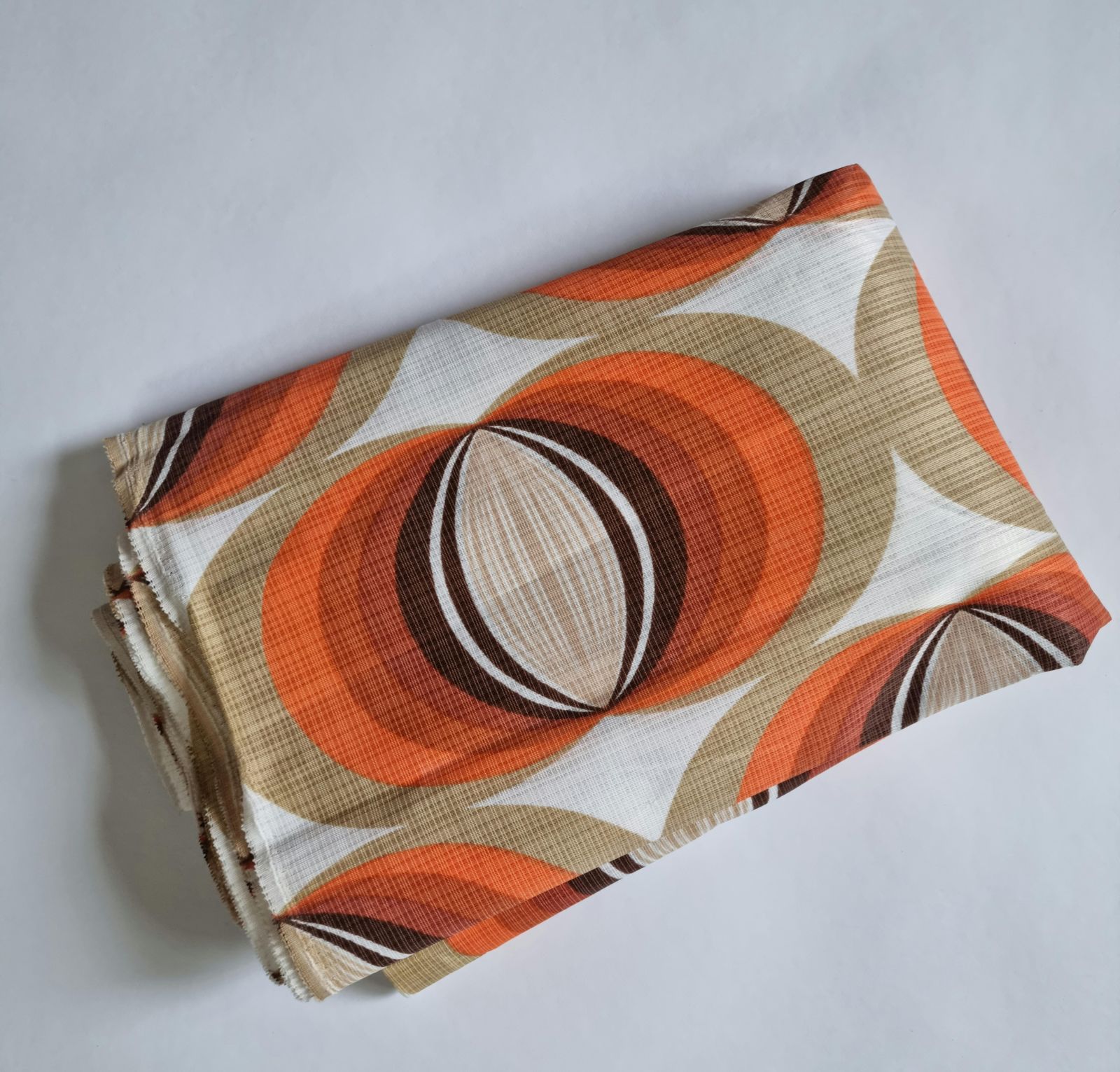 Midcentury Large Cloth, Fabric Or Textile In Style Of Panton Verner, 1960s photo furniture