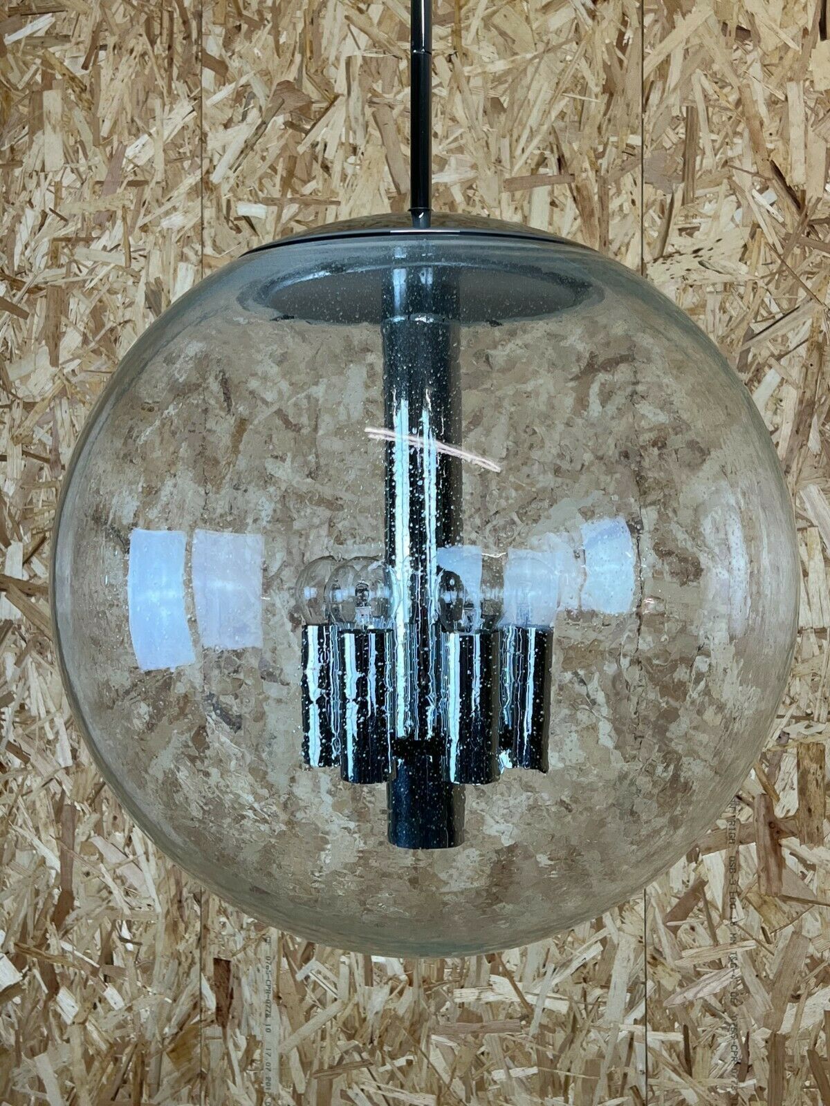 Xxl 60s 70s Lamp Ceiling Lamp Limburg "Globe" Spherical Lamp Ball Design 60s photo vinterior