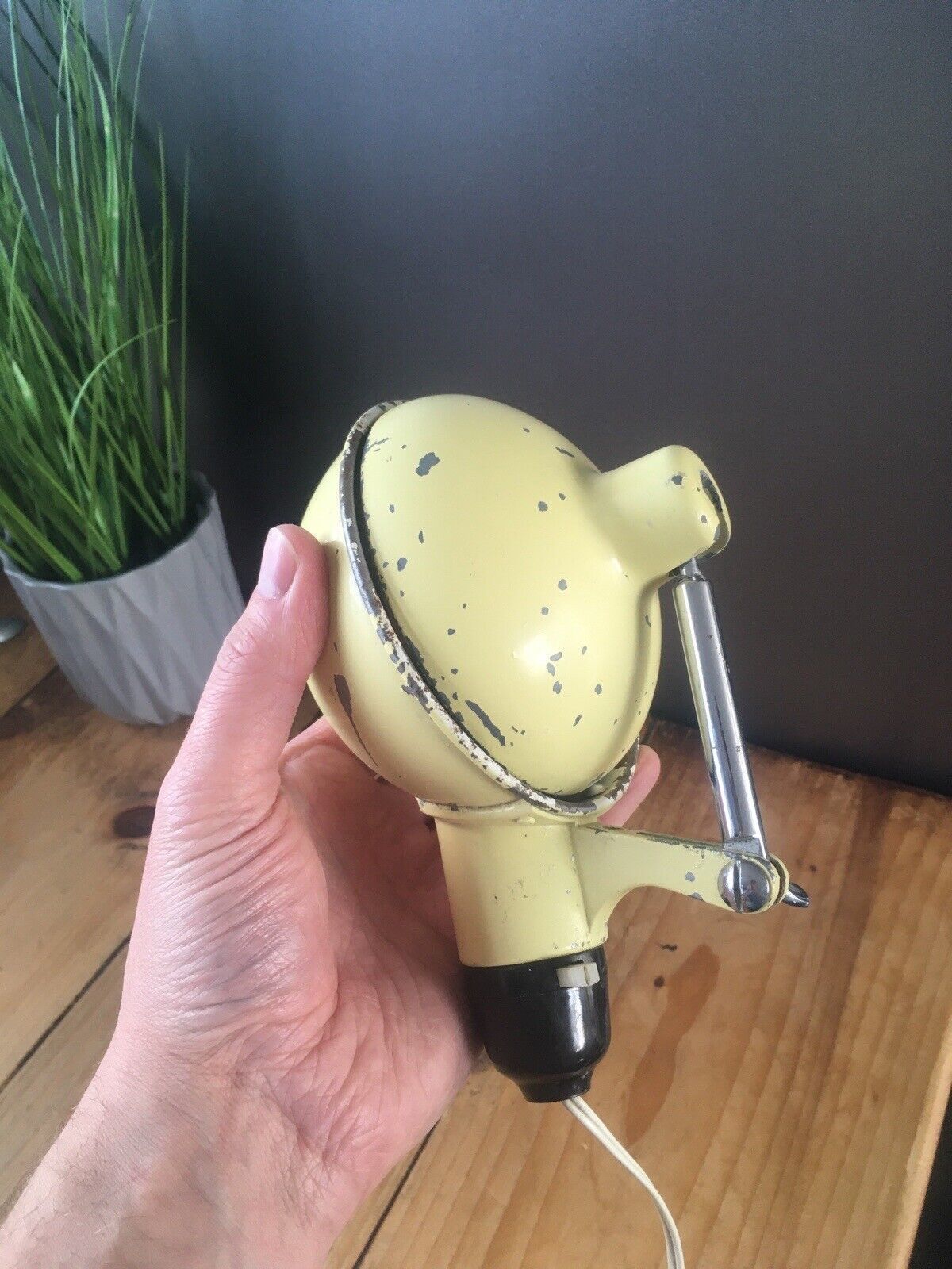 Mid Century Modern Metek Foldable Articulated Travel Desk Lamp Industrial 50's photo 165.0