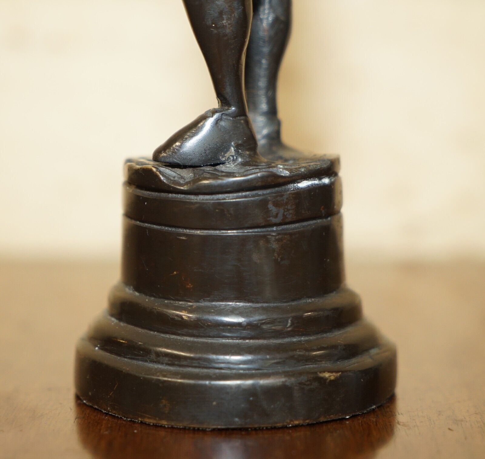 photo for sale Lovely 21cm Tall Bronze Statue Of A Victorian Dandy Lovely Rare Find