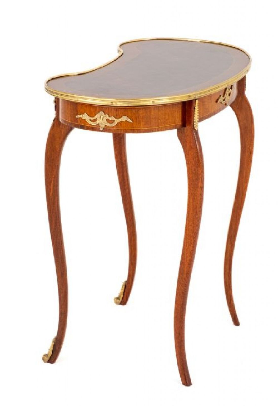 Antique French Side Table Kidney Bean Form Occasional photo 995.0
