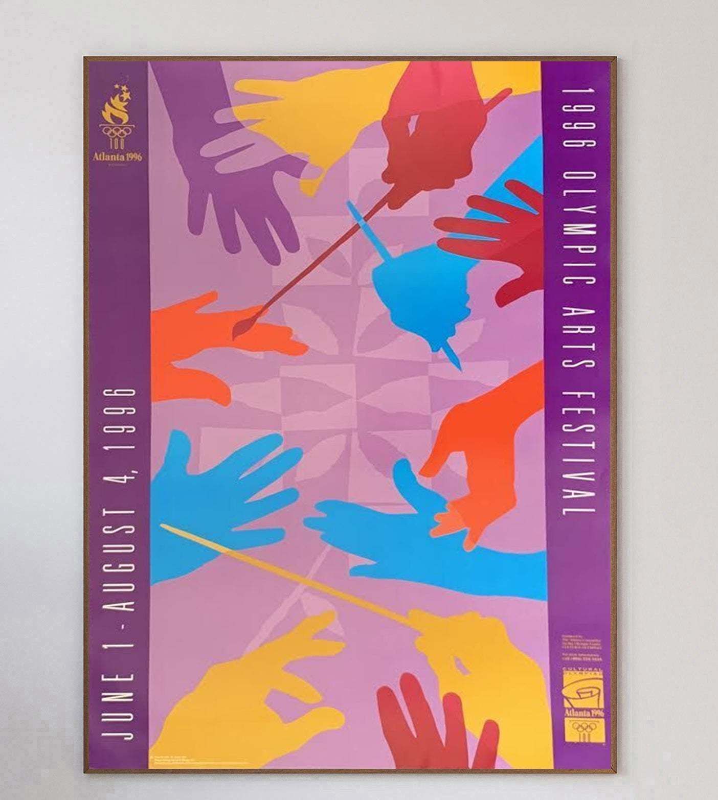 1996 Atlanta Olympic Games, Original Vintage Poster photo 336.0