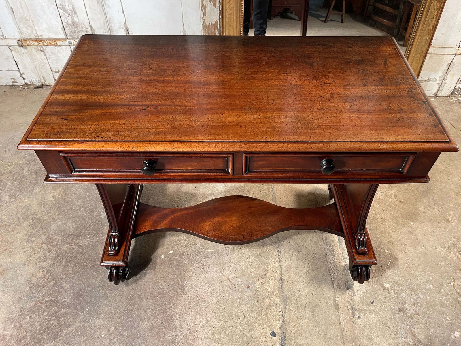 Antique Cuban Mahogany Console/Writing Desk/Side Table Circa 1850 photo 435.0