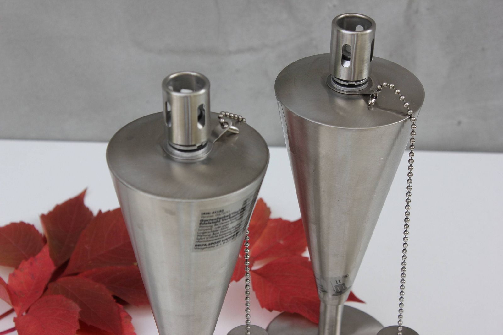 Two Vintage Oil Lamps Two Stainless Steel Table Lamps Oil Burner Germany Lamp Christmas Oil Lamp photo vintage