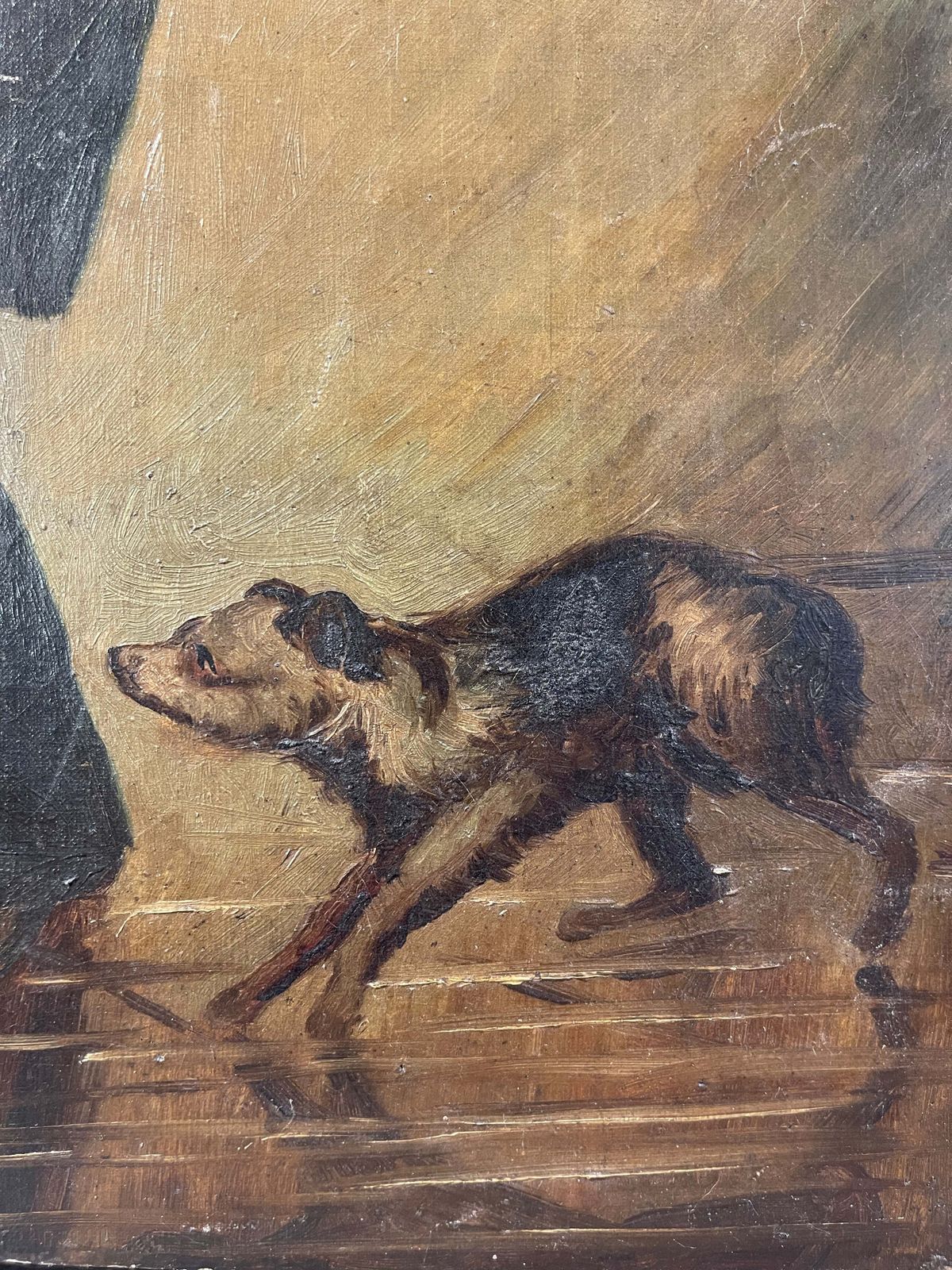 Beautiful Antique Early Irish School Naive Oil Painting Circa 1890 photo 435.0