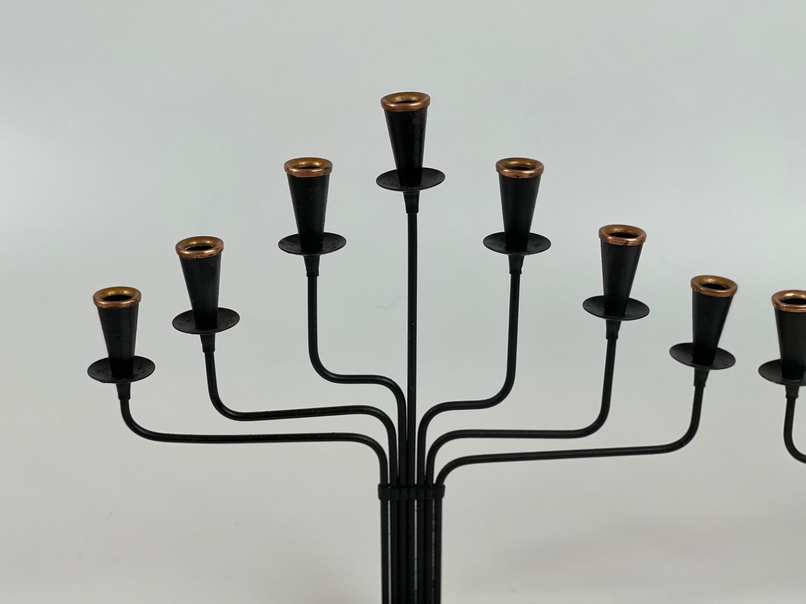 Pair Of Seven Armed Candlesticks By Ab Järnarmatur In Hillerstorp, Sweden, For Small Candles photo furniture