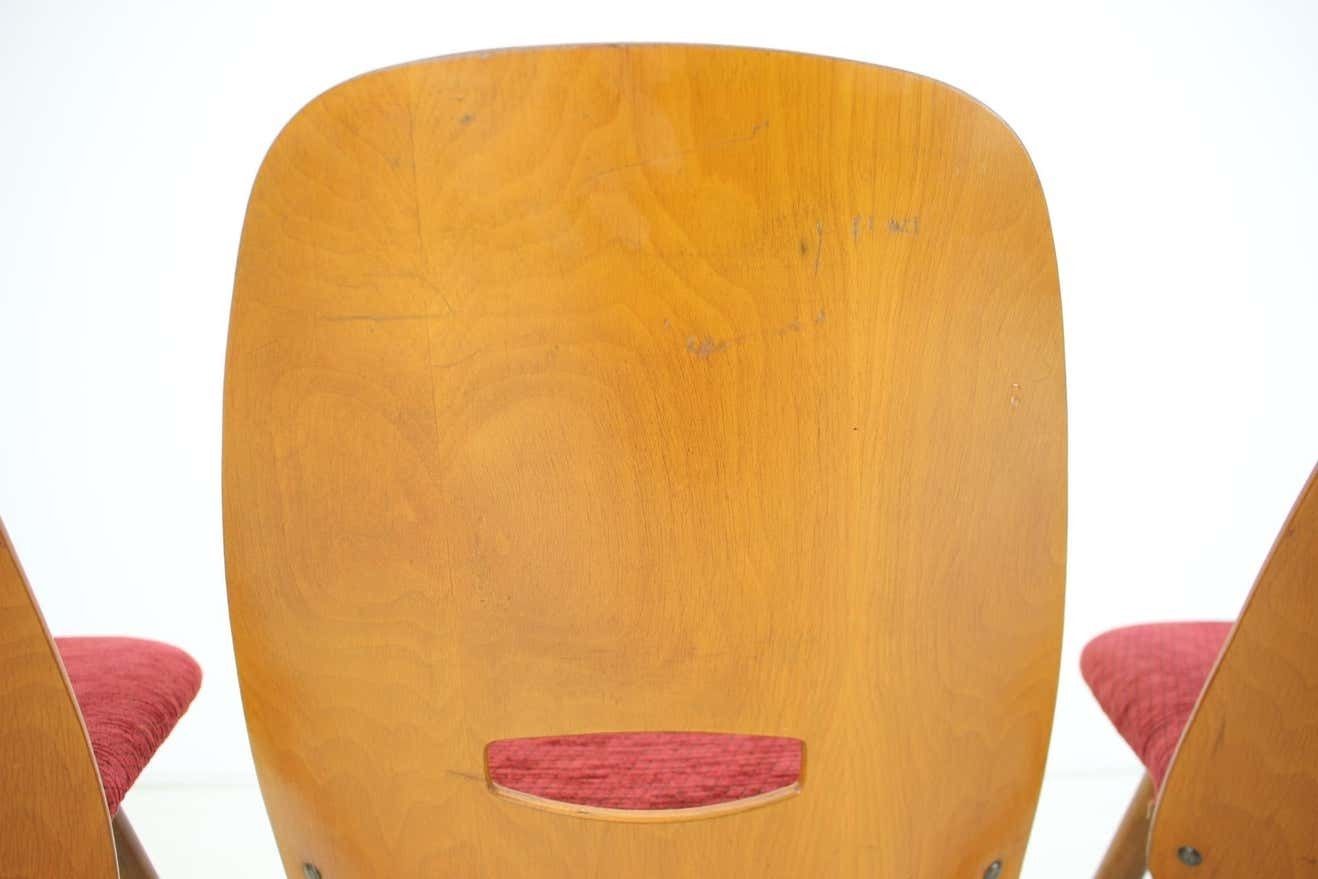 photo for sale 1960s Dining Chairs By Frantisek Jirak For Tatra, Set Of 4