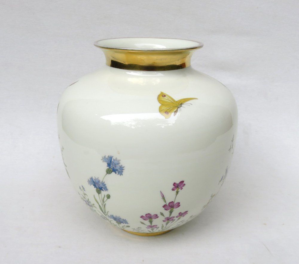 Wiesengrund And Bergeshöh`n Vase From K&A Krautheim Selb Bavaria, 1940s photo for sale
