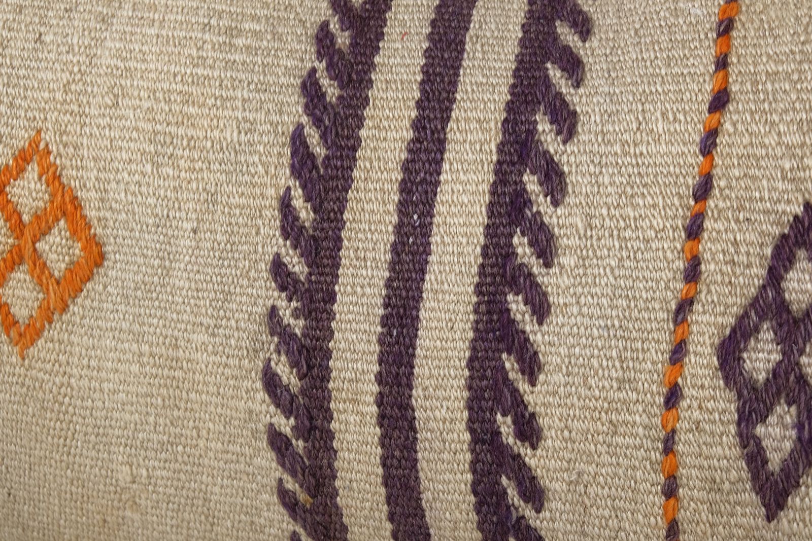 Bohemian Bedding Kilim Pillow Cover, Long Turkish Lumbar Pillow With Mid Century photo Textiles
